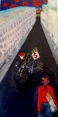 "East 5th Street" by Sally YoungAcrylic on boardDimension: 16"x 20"Price: $600