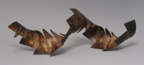 "Go With the Flow" by Anne Stanner

Copper, bronze sculpture
Dimension: 26
Price: $1,500