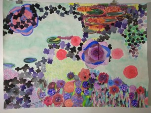 "Quarantine Mille Fleurs" by Dorine Oliver

watercolour on watercolor paper
Dimension: 60" x 45"
Price: $3,000