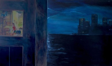 "The Drunkard" by Lindley FarleyOil on CanvasPrice: $3,500