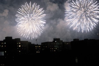 "Loisaida Fireworks" by Lorraine Forte

Archival Color Ink Jet Print
Dimension: 13" x 19" Print in 20" x 22" Frame
Price: $600