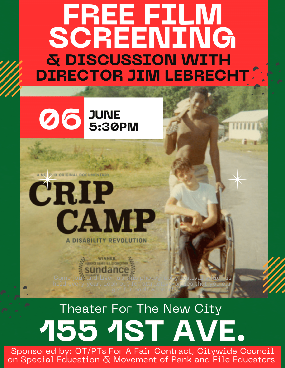 Crip Camp Theater for the New City